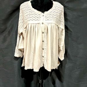 Free People BNWT‎ size Medium slate top